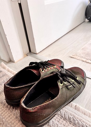 Kahverengi Bağcıklı Platform Spor Ayakkabı - Görsel 3