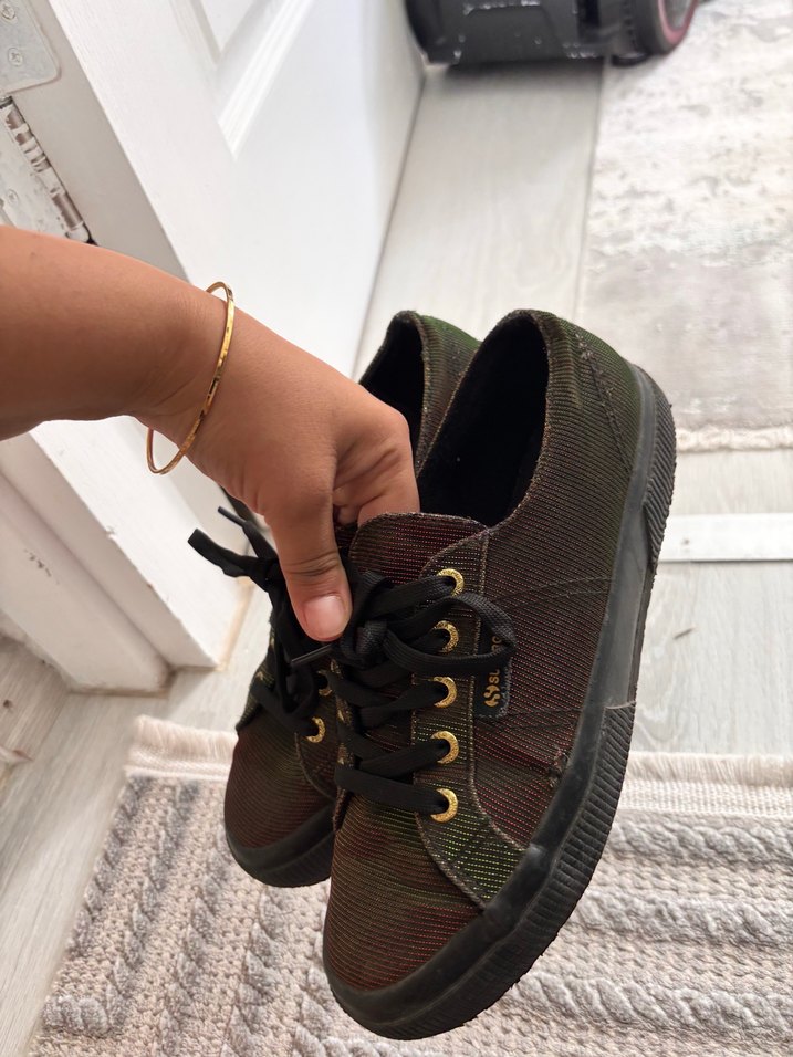 Kahverengi Bağcıklı Platform Spor Ayakkabı - Görsel 5