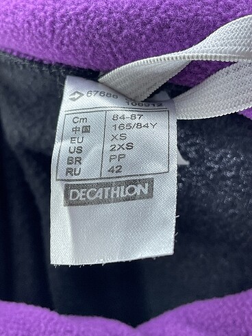 xs Beden siyah Renk Quechua Sweatshirt %70 İndirimli.