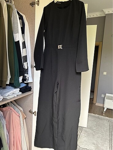 Trendyol & Milla Trendyolmilla modest siyah tesettür tulum