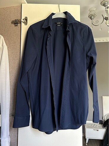 Erkek lacivert slim fit gömlek lc waikiki business