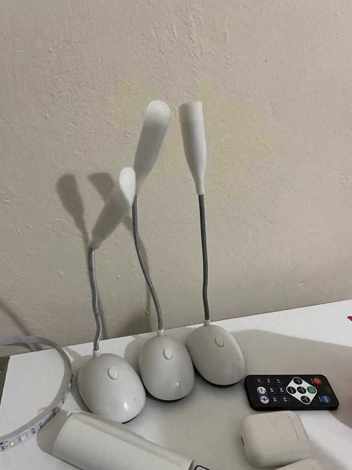 Ayarlanabilir Beyaz Masa Lambası - Görsel 2