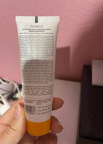 Sinoz Güneş Koruyucu Krem SPF 50 - Görsel 2