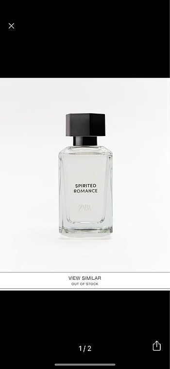zara spirited romance parfüm
