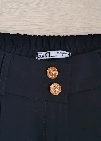 Diğer pantolon paluzzo Siyah Kadıni Kumaş Pantolon