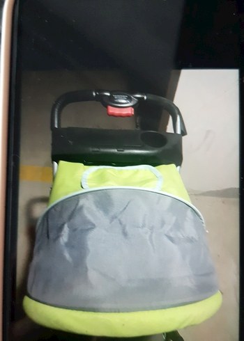 Gri ve Yeşil Bebek Arabası aydin içi elden teslim - Görsel 7