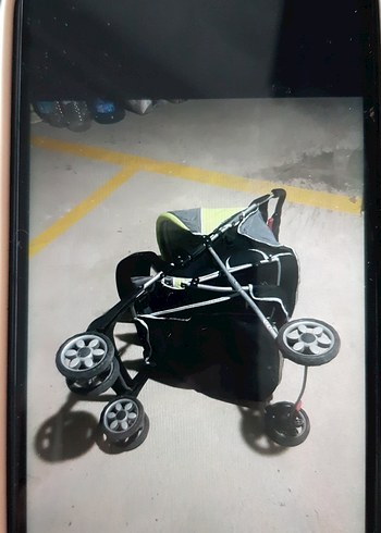 Gri ve Yeşil Bebek Arabası aydin içi elden teslim - Görsel 4