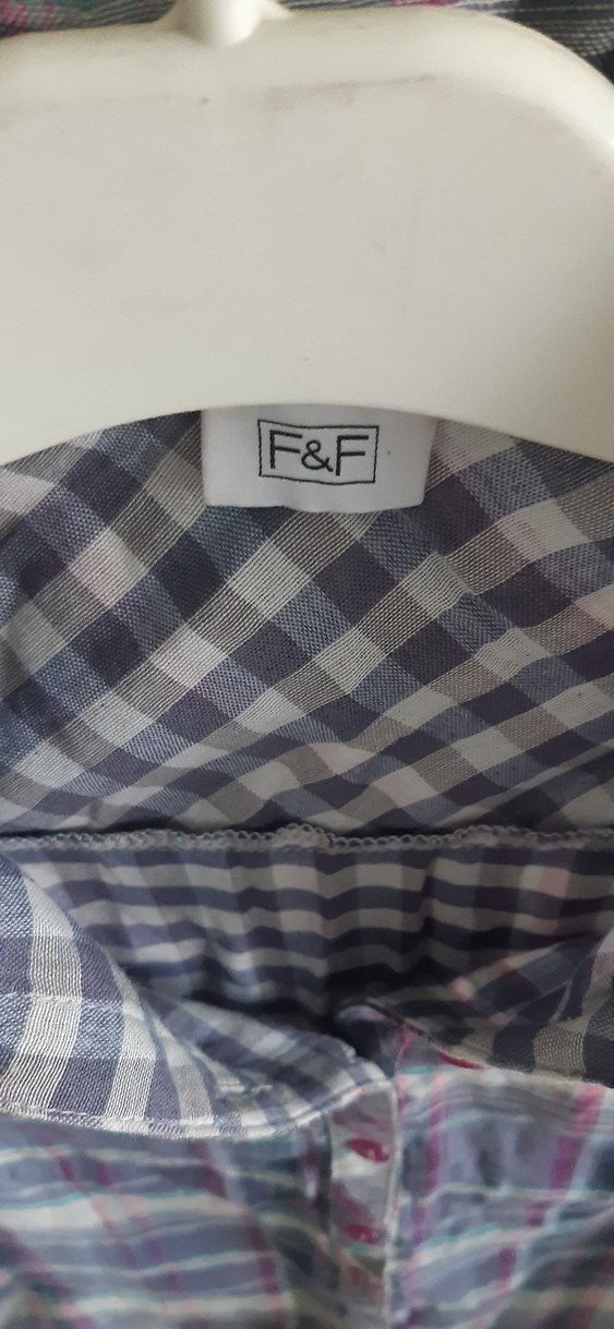 Uzun Kollu, Düğmeli Kız Gömleği - Görsel 2