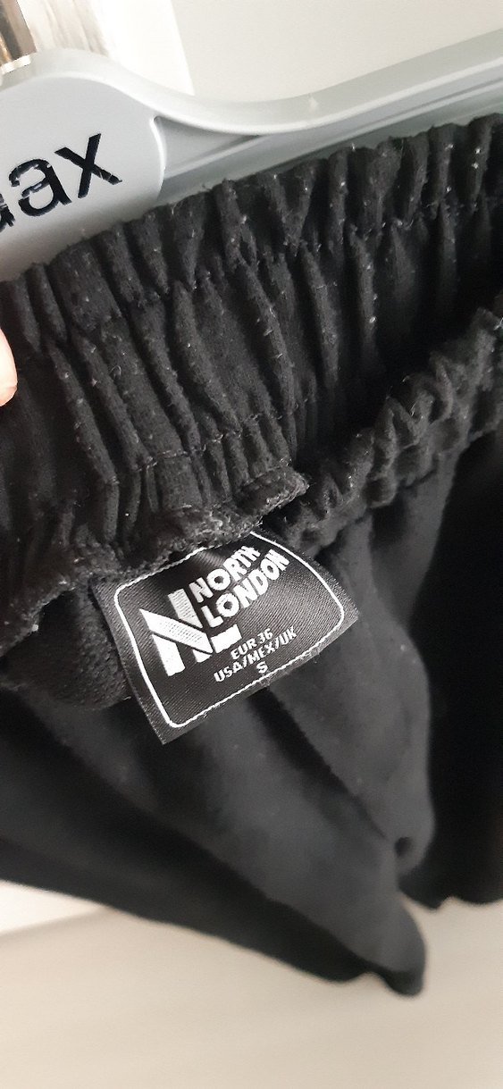 erkek Siyah Rahat Kesim Eşofman Altı - Görsel 3