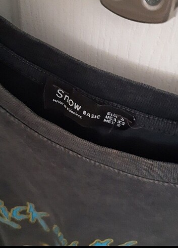 Zara Snow basic tisort