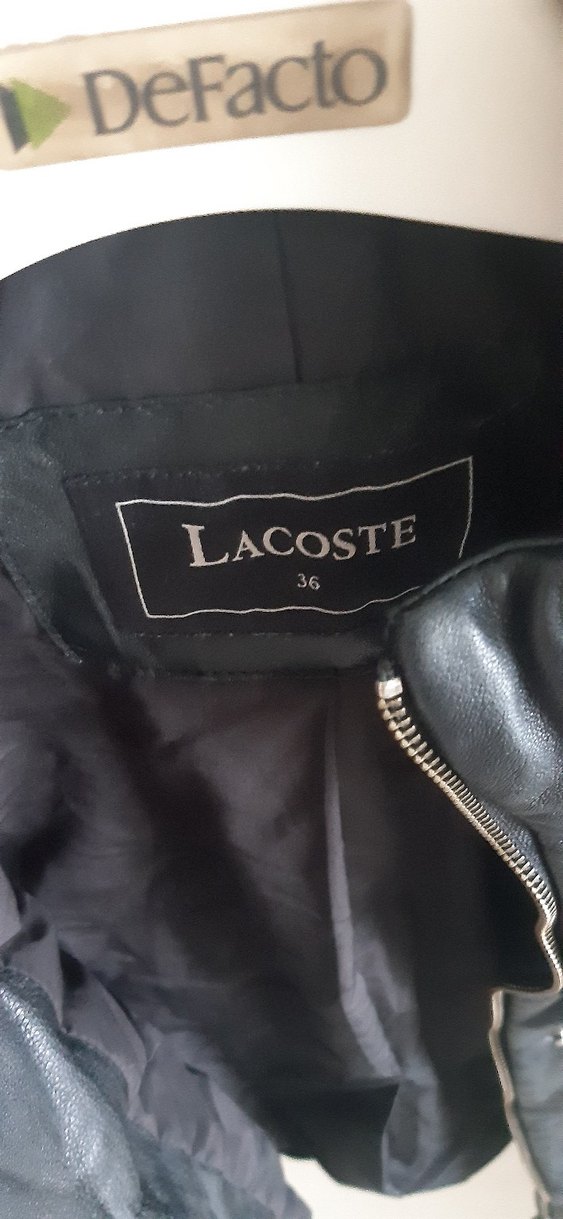 orjinal lakoste deri mont - Görsel 5