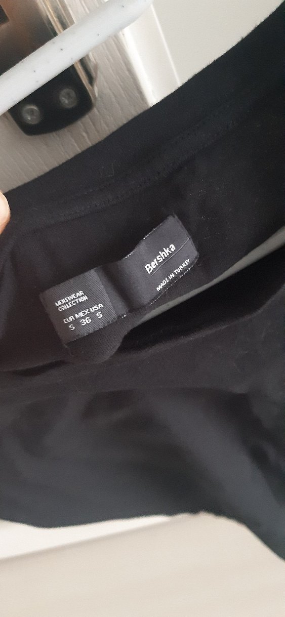 bershka spor Kolsuz Mini Kadın Tişört - Görsel 2