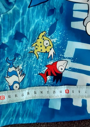 Renkli Baskılı Erkek Çocuk Deniz Şortu - Görsel 2