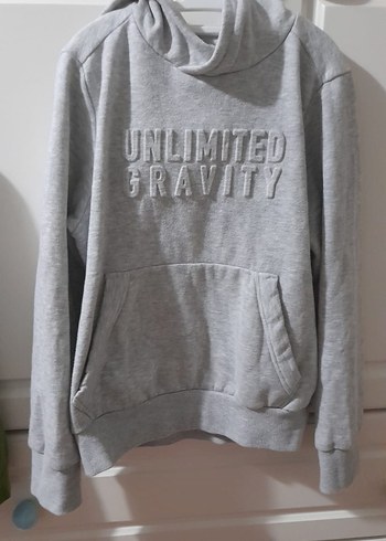 Gri çocuk Sweatshirt