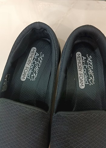 Skechers Siyah Kadın Dolgu Topuk Spor Ayakkabı - Görsel 5