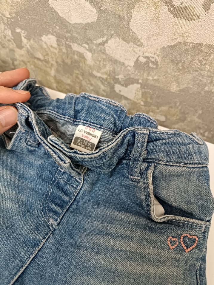 LCW Düğmeli kız Çocuk Kot Pantolon - Görsel 3