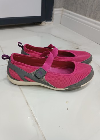 Lumberjack Pembe Kadın Spor Ayakkabı Velcro Bantlı - Görsel 2