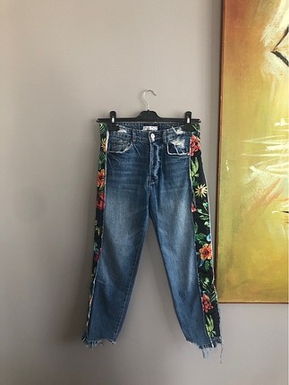 Zara Trf Özel Tasarım Denim Jean