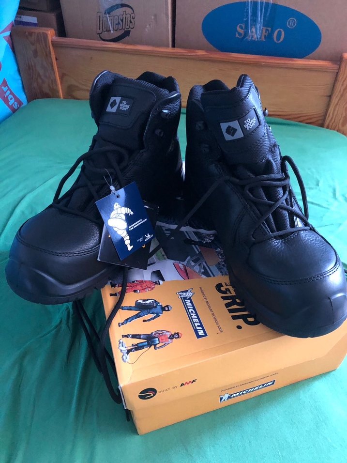 TOWORKFOR GERÇEK DERİ SİYAH 45 NO OUTDOOR BOT - Görsel 3