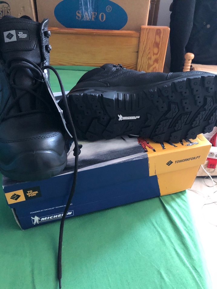 TOWORKFOR GERÇEK DERİ SİYAH 45 NO OUTDOOR BOT - Görsel 5