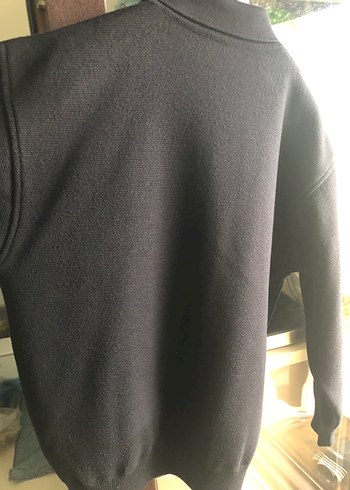 DE BLASIO LACİVERT FERMUARLI YÜN HIRKA L BEDEN - Görsel 2