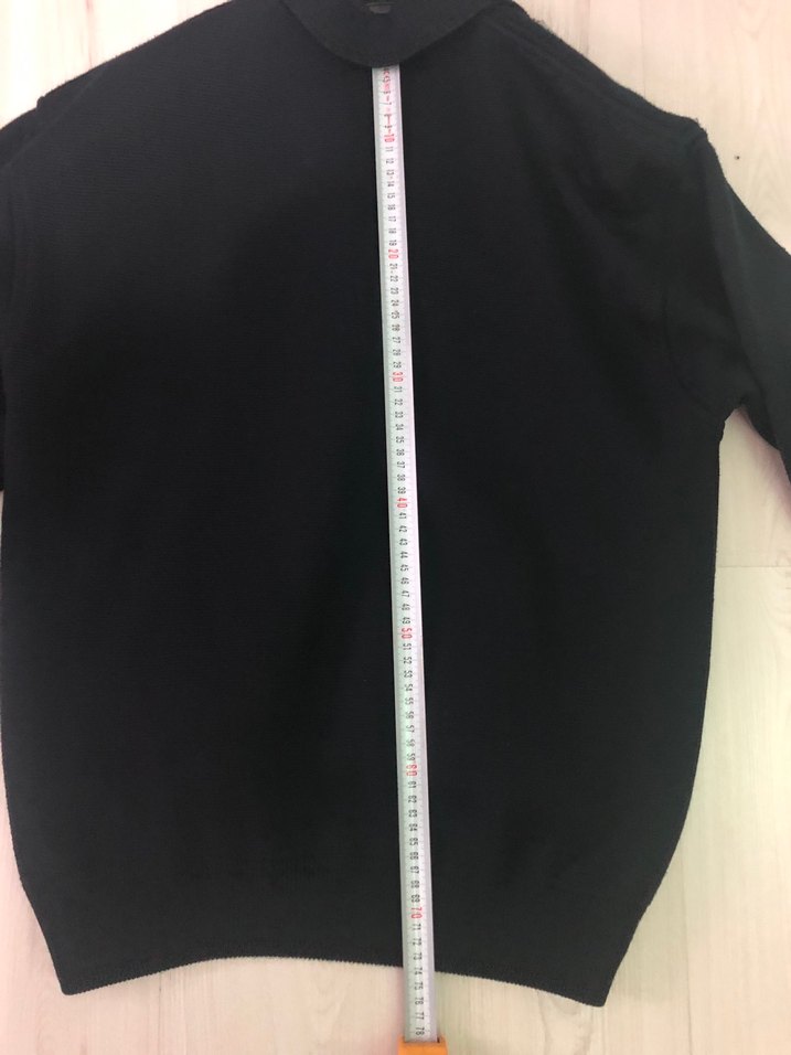 DE BLASIO LACİVERT FERMUARLI YÜN HIRKA L BEDEN - Görsel 5