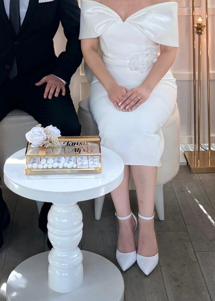 Beyaz elbise - Görsel 3