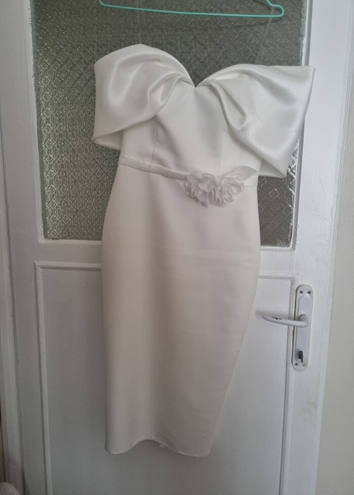 Beyaz elbise - Görsel 4