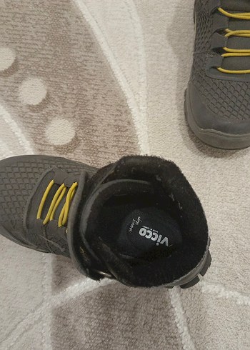 Gri Yılan Desenli Erkek Çocuk Botu Velcro - Görsel 2