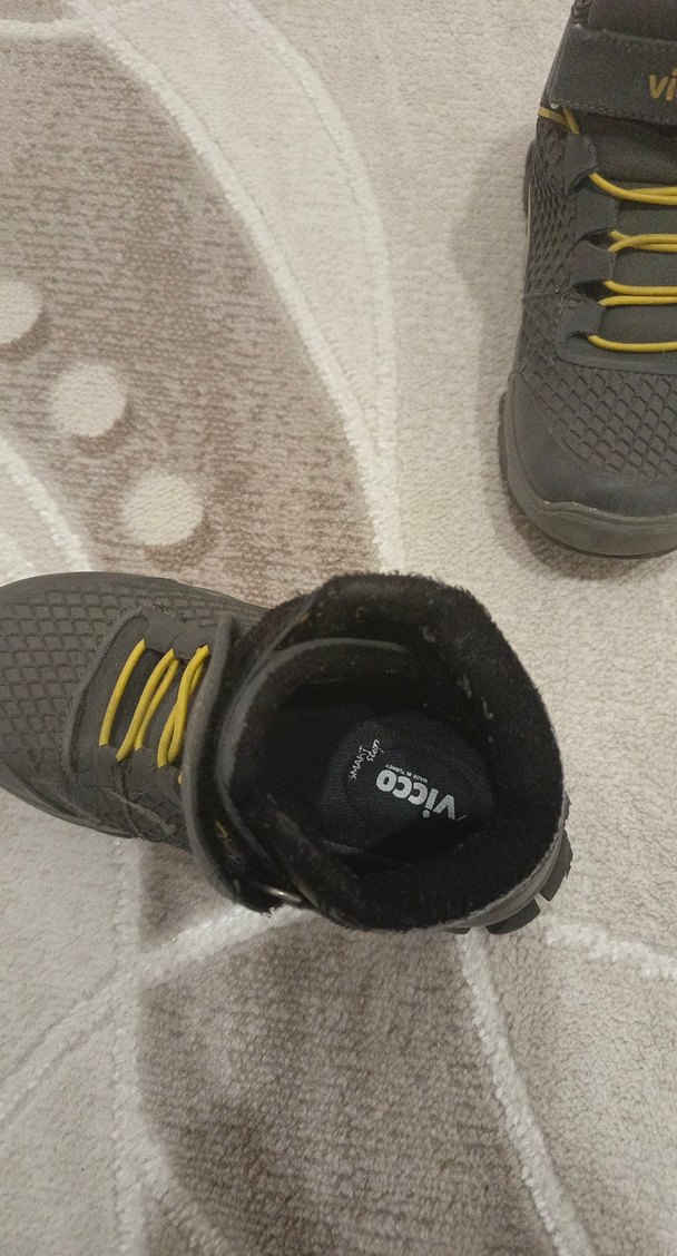 Gri Yılan Desenli Erkek Çocuk Botu Velcro - Görsel 2