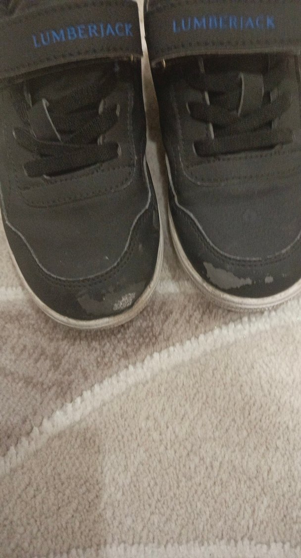 Siyah Gri Erkek Çocuk Spor Ayakkabı - Görsel 4