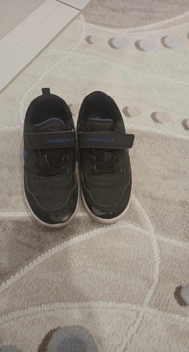 Siyah Gri Erkek Çocuk Spor Ayakkabı - Görsel 2