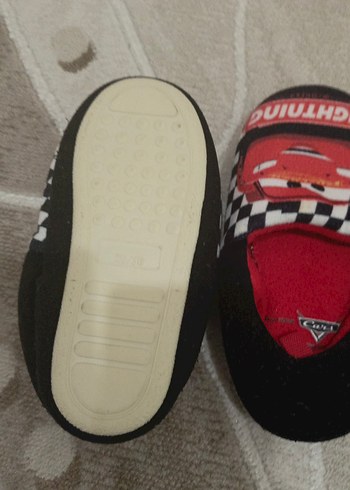 Kırmızı Kareli Rock Punk Erkek Ev Terliği - Görsel 3