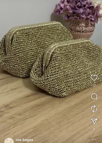 Gold çanta