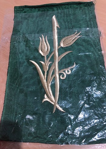 Maraş işi sim sırma el nakışı pano - Görsel 2