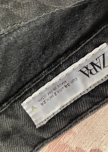 34 Beden Düğmeli Siyah Kadın Denim Pantolon