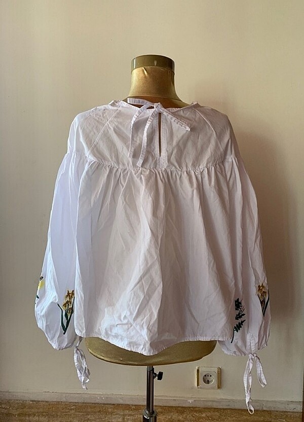 Balon kol gömlek - Görsel 3