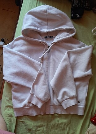 Beyaz sweatshirt