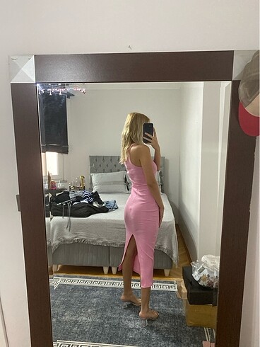 Bershka Bershka pembe elbise