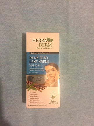 Herbaderm renk açıcı leke kremi