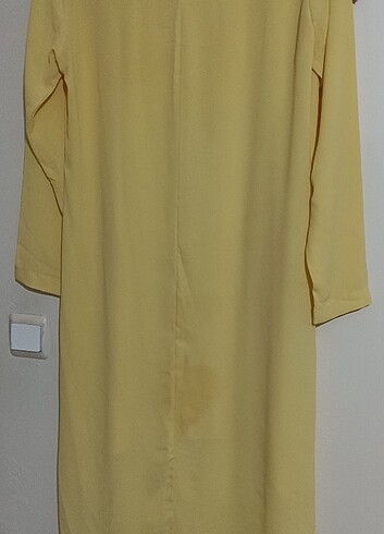 xl Beden Sarı tunik işlemeli