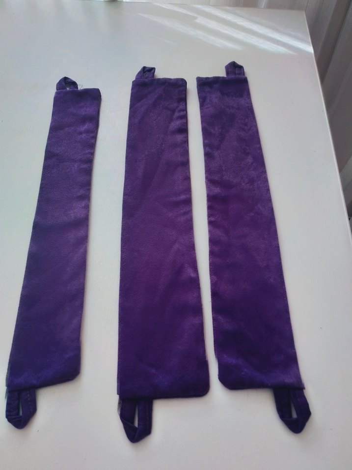 BUGÜNE ÖZEL FİYAT  Mor Düz fon perde - Görsel 2