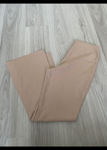 xl Beden Bej İspanyol Paça Pantolon