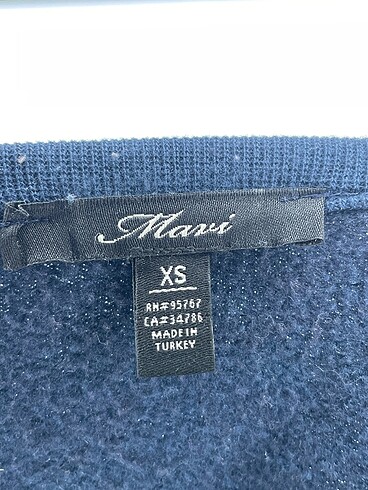 xs Beden lacivert Renk Mavi Jeans Sweatshirt %70 İndirimli.