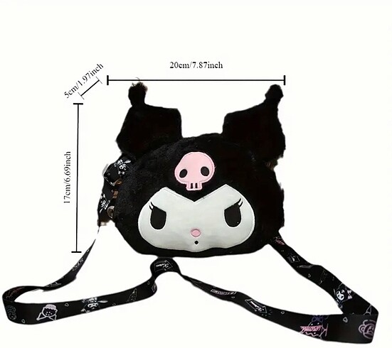 Kuromi çocuk çanta - Görsel 5