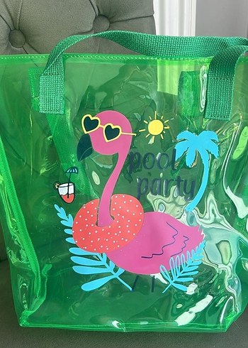  Beden polaris flamingo plaj cantası