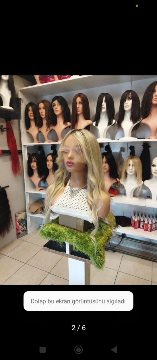 75 cm 250 gram ombreli platin tül peruk gercek saç - Görsel 2