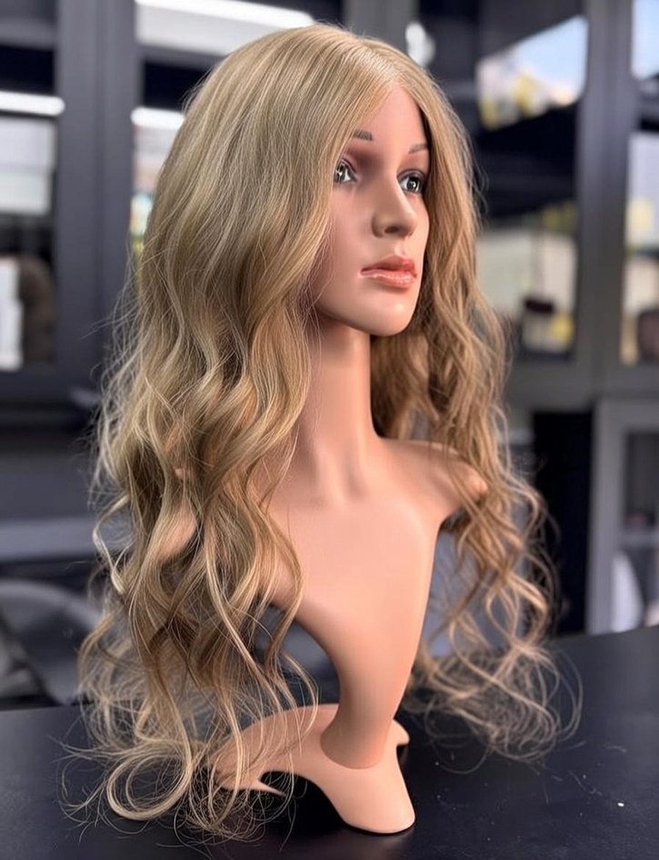 75 cm 350 gram baby taban gercek saç peruk - Görsel 2