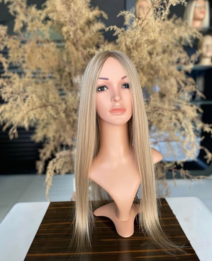 70 cm 150 gram baby taban gercek saç tepelik - Görsel 5