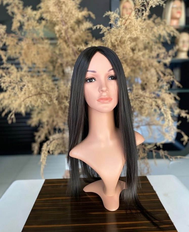 70 cm 150 gram baby taban gercek saç tepelik - Görsel 2